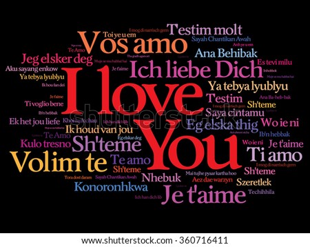 I Love You Love Word Cloud In Many Languages Gift Card Valentines Day I Love You Love Word Cloud In Many Languages Gift Card Valentines Day