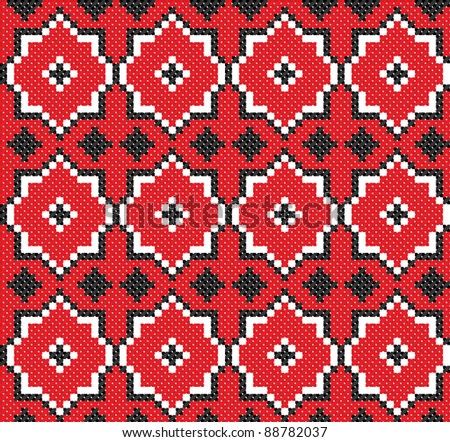 Tribal Aztec Pattern On Wool Knitted Stock Vector 240570889 - Shutterstock