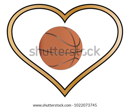 Basketball Heart Stock Images, Royalty-Free Images & Vectors | Shutterstock