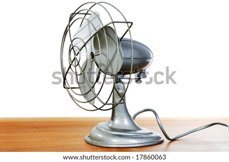 Old Fashioned Metal Fan Stock Photo 17860063 - Shutterstock