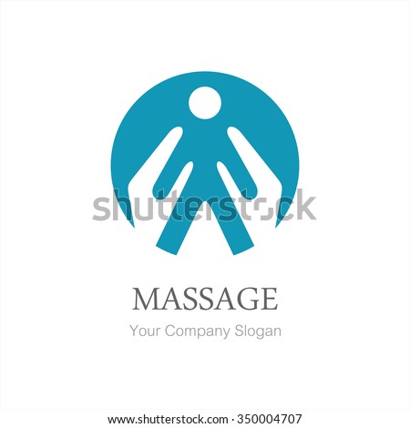 Massage Logo Vector Logo Template Stock Vector (Royalty Free) 350004707 ...