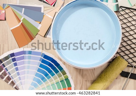 Different Shades Of Blue Paint blue paint can samples different shades stock photo 463282829 Different Shades Of Blue Paint blue paint can samples different shades stock photo 463282829