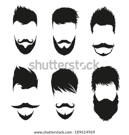 Beard silhouettes Stock Photos, Images, & Pictures | Shutterstock