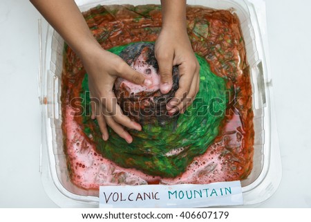 Home science project volcano Home science project volcano