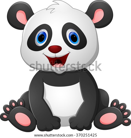 Cute Panda Bears Stock Vector 50991793 - Shutterstock