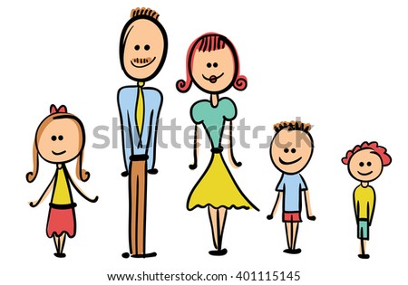 Friends Forever Three Cute Little Girls Stock Illustration 15849340 ...