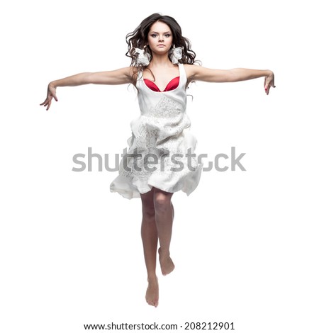 https://thumb7.shutterstock.com/display_pic_with_logo/1243096/208212901/stock-photo-beautiful-caucasian-brunette-woman-in-white-dress-dancing-isolated-on-white-background-208212901.jpg