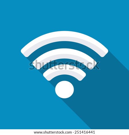 Wifi sign. Wi-fi symbol. Wireless Network icon. Wifi zone. Modern ...
