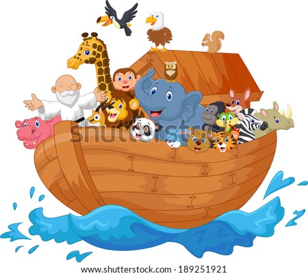 The Full Noah`S Ark Cartoon