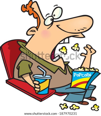 Cartoon Man Counting Beans Stock Vector 195059111 - Shutterstock