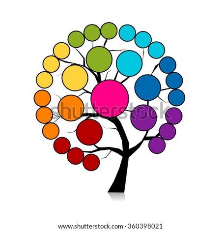 Infographic Tree Your Design Stock Vector 360398021 - Shutterstock