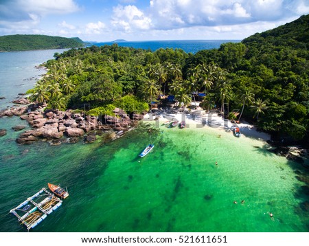 Mong Tay island in Phu Quoc island, Kien Giang, Vietnam