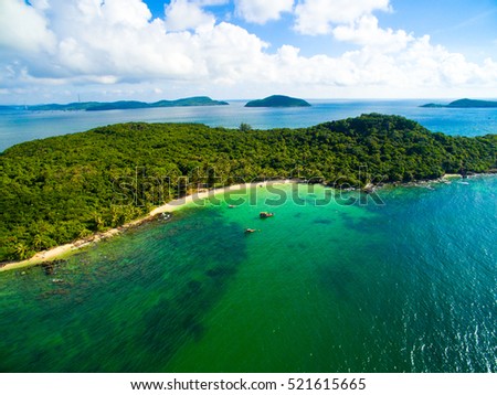 May Rut island in Phu Quoc, Kien Giang, Vietnam