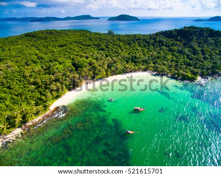 May Rut island in Phu Quoc, Kien Giang, Vietnam