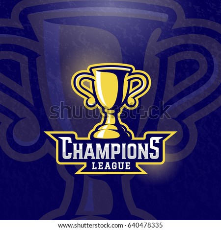 Champion Sports League Logo Emblem Badge Stock Vector 308462522 ...
