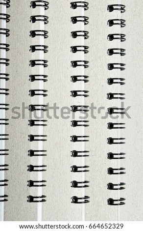 Images Various Sample Ring Binding Spiral Stock Illustration 7561201