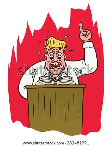 Preacher Stock Illustrations & Cartoons | Shutterstock