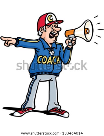 Coach Stock Vector 133464014 - Shutterstock