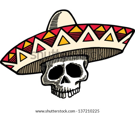Mexican Skull Sombrero Stock Photos, Images, & Pictures | Shutterstock