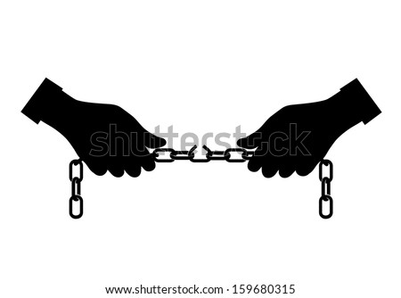 Hand broken chains Stock Photos, Images, & Pictures | Shutterstock