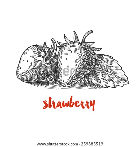 strawberry, vintage berries