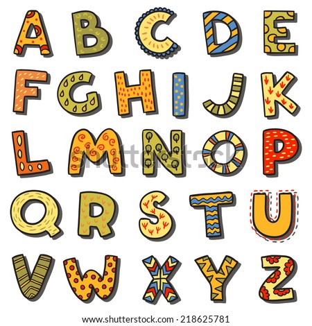 Kids Alphabet Stock Photos, Images, & Pictures | Shutterstock