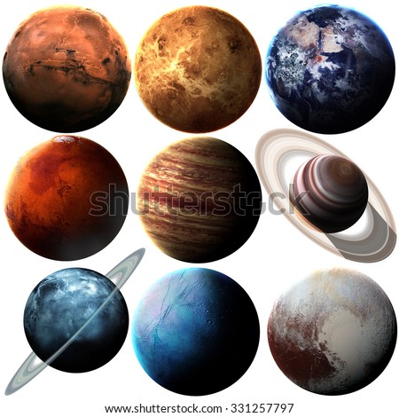 High Quality Solar System Planets Elements Stock Photo (Royalty Free ...