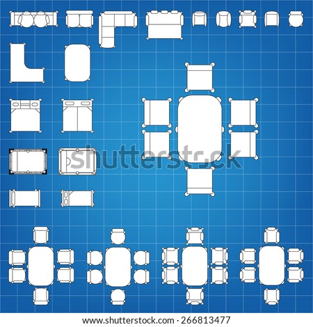 Blueprint Interior Design Set set simple 2d flat vector icons stock vector 266813477 shutterstock Blueprint Interior Design Set set simple 2d flat vector icons stock vector 266813477 shutterstock