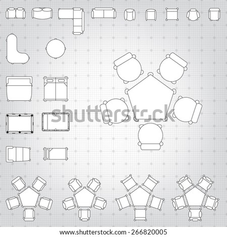Blueprint Interior Design Set set simple 2d flat vector icons stock vector 367291151 shutterstock Blueprint Interior Design Set set simple 2d flat vector icons stock vector 367291151 shutterstock