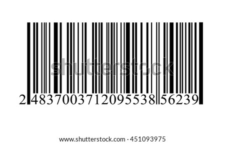 Bar Code Vector Logo Icon Stock Vector 589731185 - Shutterstock
