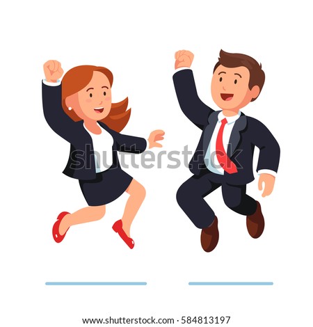 https://thumb7.shutterstock.com/display_pic_with_logo/1290487/584813197/stock-vector-business-man-and-woman-executive-managers-celebrating-success-jumping-together-making-winner-584813197.jpg