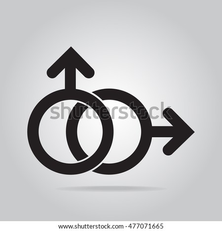 Gay Male Symbol Stock Illustration 60953488 - Shutterstock