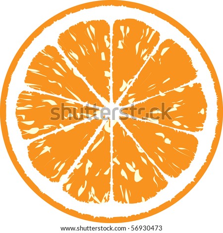 orange vector illustration