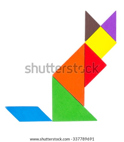 Tangram Animals Stock Photos, Images, & Pictures | Shutterstock