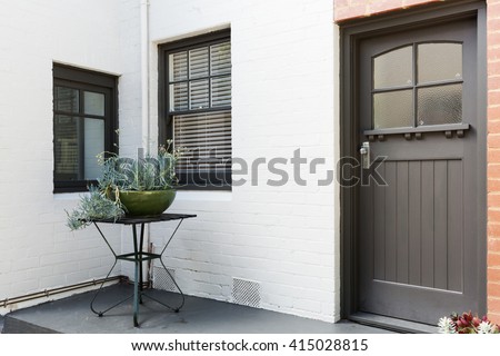 Apartment Building Front Door exterior door stock images, royalty-free images & vectors Apartment Building Front Door exterior door stock images, royalty-free images & vectors