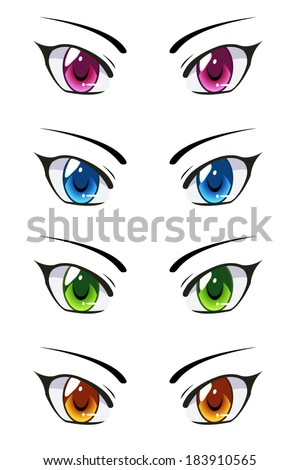 Anime Eyes Stock Photos, Images, & Pictures | Shutterstock