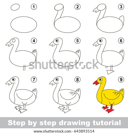 Kid Game Develop Drawing Skill Easy Stock Vector 643893514 - Shutterstock