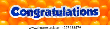 Congratulations word Stock Photos, Images, & Pictures | Shutterstock