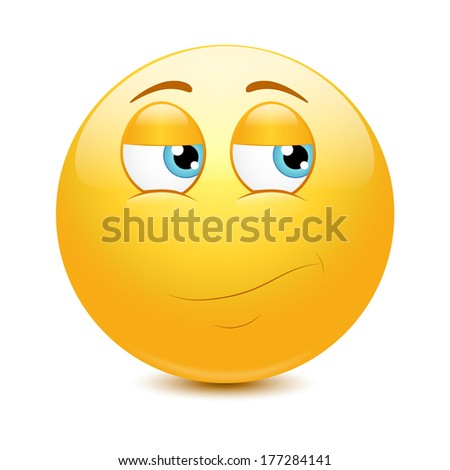 Smiley Emoticons Face Vector Cunning Evil Stock Vector 115840672 ...