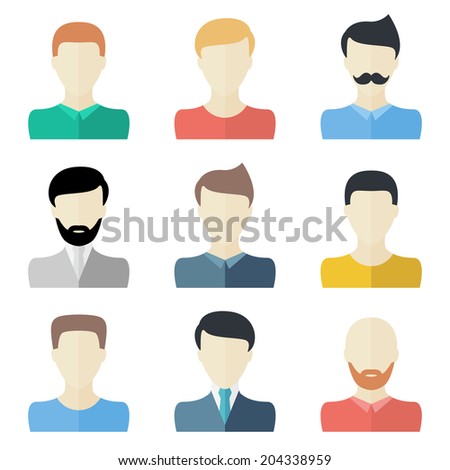 Set Businessman Icon Create By Vector Stock Vector 145210462 - Shutterstock