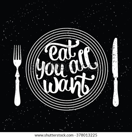 Vintage Typography Lettering Food Stock Photos, Images, & Pictures ...