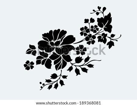 Flower motif for design