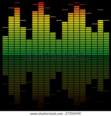 Illustration Equalizer Visualisations Symbol Music Sound Stock Vector ...