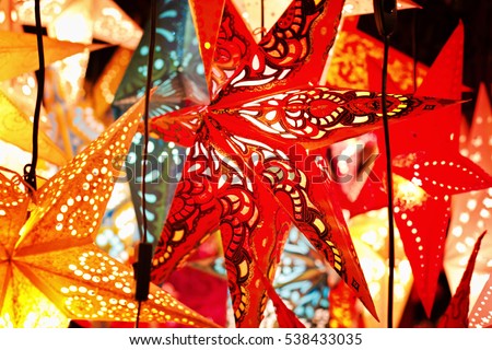Christmas paper lantern