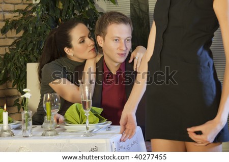 signs of a woman flirting with another woman Man-checking-out-woman-at-restaurant when a wife spends a little too much time flirting with or watching the pool boy or a husband seems enthralled by the. signs of a woman flirting with another woman Man-checking-out-woman-at-restaurant when a wife spends a little too much time flirting with or watching the pool boy or a husband seems enthralled by the.