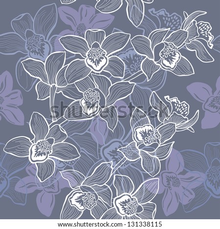 Floral seamless background.