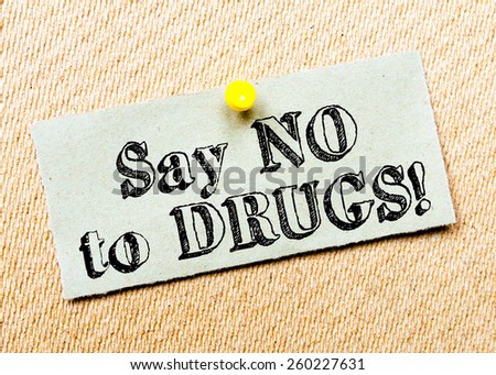 Say no to drugs essay