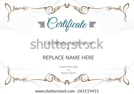 certificate border vector free
