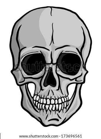 Skull Headphones Stock Vector 298877435 - Shutterstock