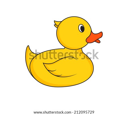 Cartoon Duck Stock Vector 65041228 - Shutterstock